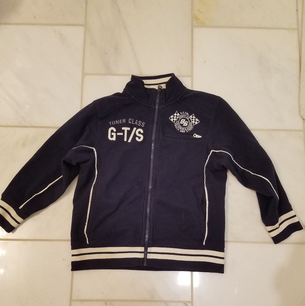 GapKids Boys Zip Up Track Jacket size 6-7 , Blue